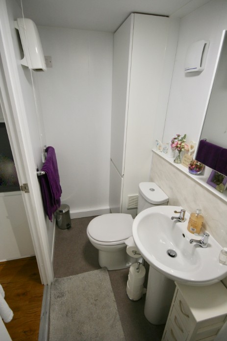 Bathroom with a granny annexe